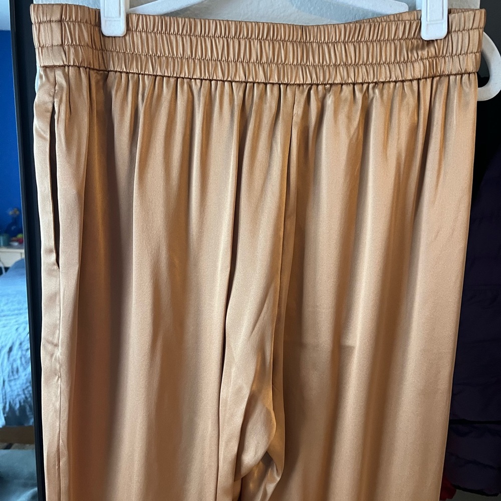 J. Crew Pull-on washable silk charmeuse pant (New without tags)